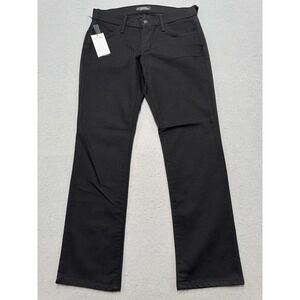 NEW James Jeans Pants Women's 30 Black Flex Dry Aged Ritchie Slim Leg Ankle